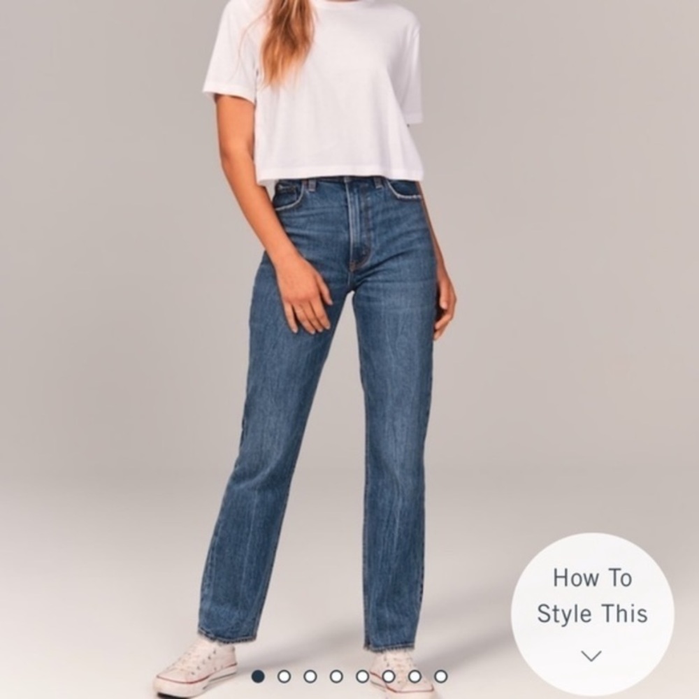 Abercrombie 90s ultra high rise jeans